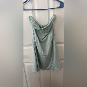 Bandeau oh Polly mini mint dress